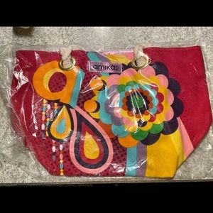 Amika canvas tote *NIB*